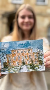Congratulations to first-year History of Art student Katie, whose design, ‘Christmas at St Peter’s’, has been selected for this year’s Christmas card, now on sale in the Lodge! #Oxmas #Christmas | St Peter's College, Oxford