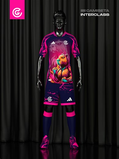 Capibara Neon: Diseño Único para 2025