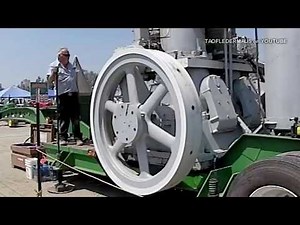 Giant 22+ TON Diesel Engine that needs ANOTHER engine to start it