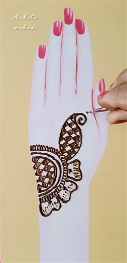 Latest Arabic Mehendi Design 2026🔥#shorts