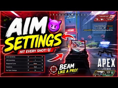 🔥 BEST Controller Aim Settings in Apex Legends 🎮 Beam Like a Pro! (No Recoil)