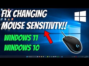 How To Fix Mouse Sensitivity Changes Automatically in Windows