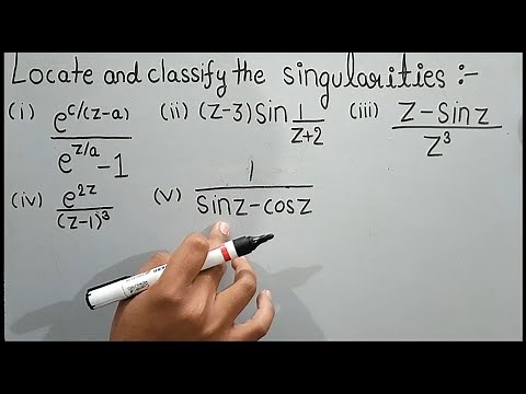 Examples on Singularities| Isolated Essential Singularity| Removable Singularity| Pole|Theta Classes