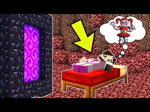 Minecraft: *NEVER* SLEEP IN THE NETHER!!! - NETHER DREAMS - Custom Map