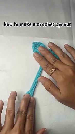 Crochet Sprout Tutorial 🌱 pattern by: @solandisstudio I made a little revision hehe #fyp #crochet #crochetph #gantsilyo #crocheting