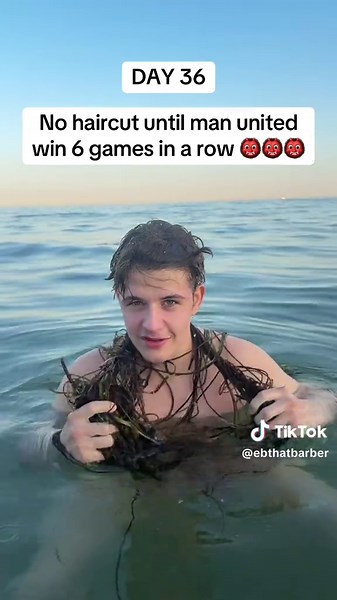 DAY 36, no haircut until man united win 6 games in a row 👹👹👹 #manchesterunited #haircut