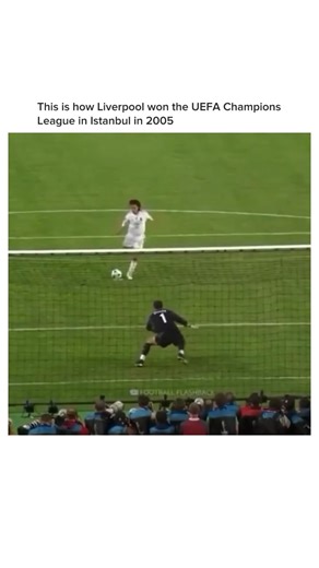 Context Football on Instagram: "Liverpool won the 2005 Champions League final in Istanbul against Milan with a dramatic penalty shootout after a 3-3 draw. The rules then allowed goalkeepers to move freely along the line before the kick, unlike today’s stricter stance. Milan keeper Dida danced side-to-side on every spot kick. Jerzy Dudek mirrored him with wild waddles and arm waves, famously distracting Andriy Shevchenko into skying the decisive fifth penalty. Liverpool won 3-2 on pens, lifting t