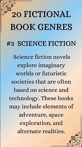 Fictional Book Genres: Science Fiction. #shorts