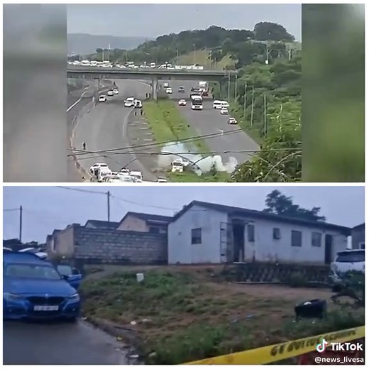 On Monday, a daring cash-in-transit heist unfolded during peak hour traffic, with suspects making off with a large sum of money. Just two days later, on Wednesday, the same suspects met a fatal end in a intense shootout with KZN police in Bonella, outside the Durban CBD. Five suspects lost their lives in the confrontation. #southafrica #newsstories #newslivesa #kzn