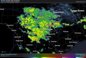 28K views · 147 reactions | **This post is now out of date. Please see recent posts for the latest information.** 12:25 PM CDT: Moderate to locally heavy rain continues to affect much of the region. Rain could be enough to result in minor nuisance flooding and/or ponding on area roadways. | US National Weather Service Austin-San Antonio Texas | Facebook