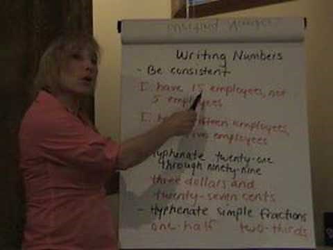 Writing Numbers - Part 1