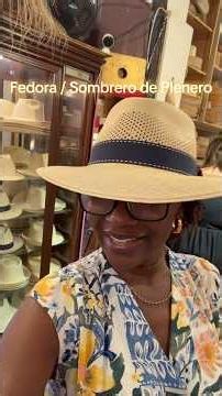 Handcrafted “Panama” hats - Viejo San Juan, Puerto Rico