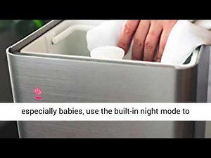 Crane Warm & Cool Mist Top Fill Humidifier with Remote, 1 2 Gallon, 500 Sq Ft Coverage, UV Ionizing