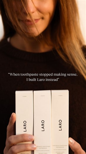 Laro on Instagram: "One year in, and I keep coming back to the same feeling: curiosity turned into disbelief, and disbelief turned into action. When I started digging into oral care ingredients, I couldn’t unsee what was there - and what hadn’t changed for decades. It made me question why something so fundamental to our health had been left behind by the wider wellness conversation. Laro started as a response to that question. A belief that oral care deserves the same thoughtfulness, science, an
