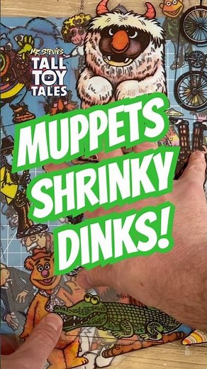 Sneak Peek at 1981 Muppets Shrinky Dinks!