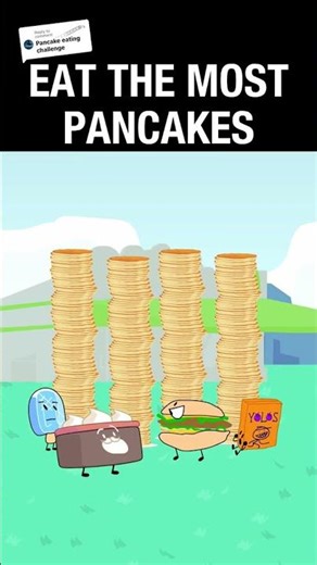 Pancake Eating Contest: #BFDI MINI 9