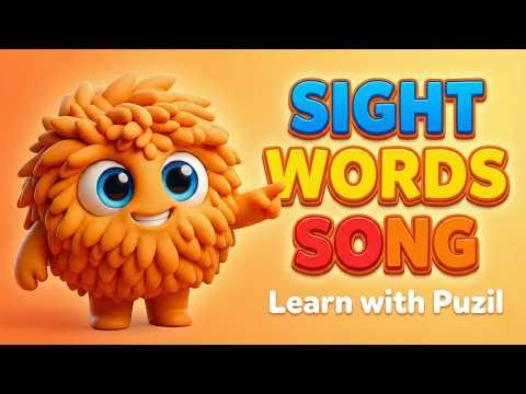 Sight Words Song | We · Can · Like · Play (Read Along for Kids)