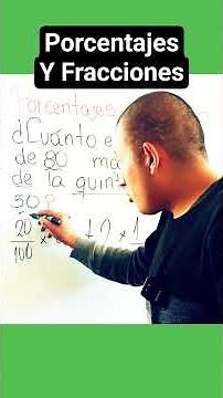 Detailed Exercise on Percentages and Fractions #math #algebra