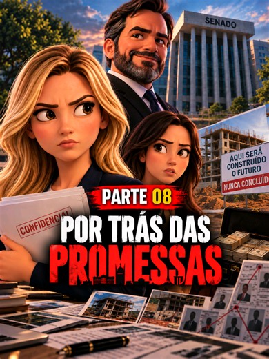 Parte 08 - Por trás das promessas. #fy #video #story #historia #dinheiro