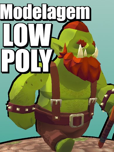 Fazendo um ogro! #artedigital #modelo3d #lowpoly #blender #blender3d #gamedev