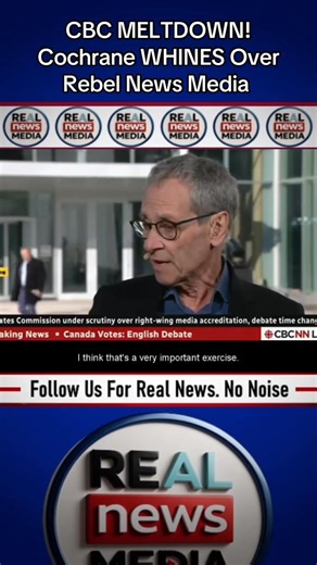 27K views · 406 reactions | CBC MELTDOWN! Cochrane WHINES Over Rebel Media 7494476180486147334 #p... #CanadaNews #foryou | Tayla Broadbent | Facebook