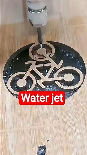 How a Water Jet Cuts Metal with 6,000 Bar Pressure 🌊⚡"Technology #informative #funfacts #viralshorts