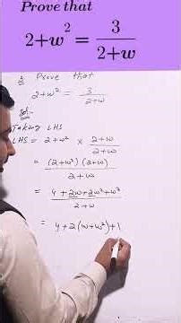 Prove that #maths #mathproblems