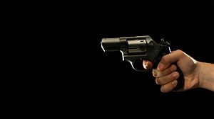 Revolver Shooting Smoking Slow Motion Stock Footage SBV-347579137 - Storyblocks