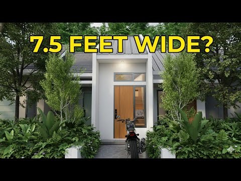 This House is NARROWER Than a Garage! (Inside a 7.5ft "Impossible" Home)