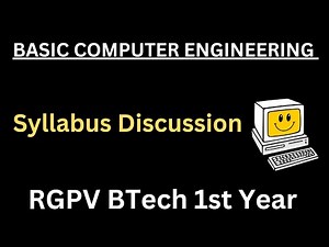 Basic Computer Engineering Syllabus | RGPV BTech 1st Year Basic Computer Engineering