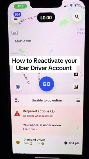 How to Reactivate your Uber Driver Account #uberdriver #uber #ubereats #uberaccident #ubereatsorder