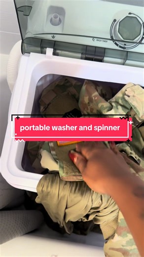 Portable Washer and Spinner for Quick Laundry Solutions