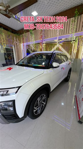 Chaurasiya Car Bazzar on Instagram: "MOBILE NUMBER-7007643584 CAR NAME-ALL NEW CRETA ⚡️ VARIANT-SX TECH🎊 MODLE -2024 LAST FUEL- ⛽️DIESEL KM- 26000 KM OCR %STEPNEY NOT USED DEMAND-1675000/- FEATURES 🪶👇👇 #✨Level 2 ADAS: Includes Forward Collision Warning, Automatic Emergency Braking, Traffic Sign Recognition, and Leading Vehicle Departure Alert. #✨Other driver aids: Blind Spot Monitoring, Rear Cross-Traffic Alert, Safe Exit Warning, and a 360-degree camera #✨Convenience: High-beam Assist, Rain