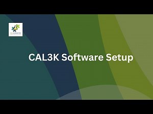 CAL3K Software Setup