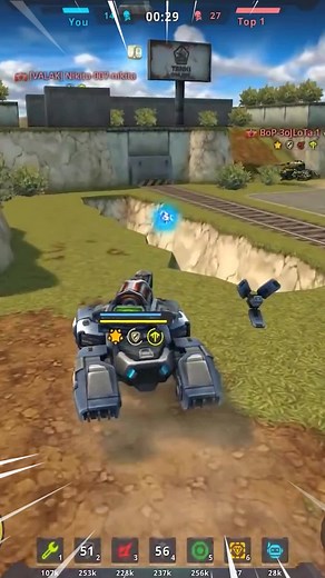 The game is Tanki Online on TikTok