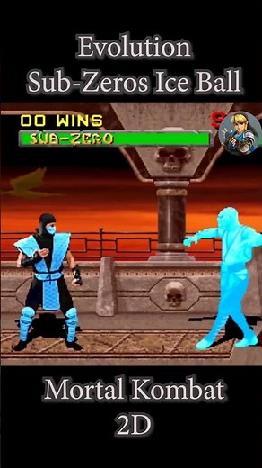 Evolution of Sub Zeros Ice Ball | Mortal Kombat 2D | 1992- 2025 #scorpions #mortalkombat