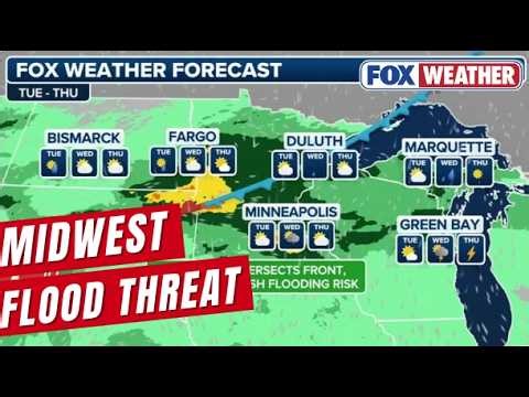Conveyor Belt Of Storms To Drench Already-saturated Upper Midwest, Triggering Flood Threat