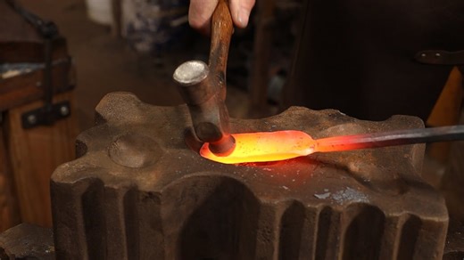 Making a viking spoon auger