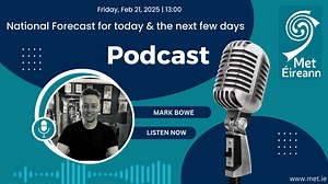 2K views | #weatherpodcast #nationalforecast #meteireann | Met Éireann | Facebook