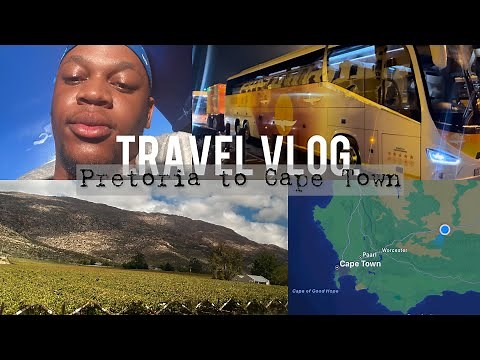 Bus trip from Pretoria to Cape Town via Bloemfontein || Big sky intercity/ Intercape
