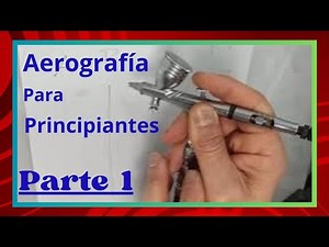 Aerografía para principiantes, ejercicios de control del aerógrafo. Airbrushing for beginners.