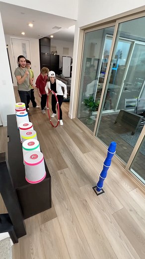 Hula rolling family #familygames | Team Family