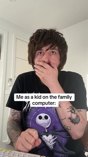 Childhood Nostalgia: Me as a Kid on the Family Computer