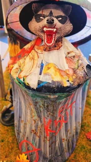 Trash Panda at #SpiritHalloween #animatronic great #jumpscare for #Halloween