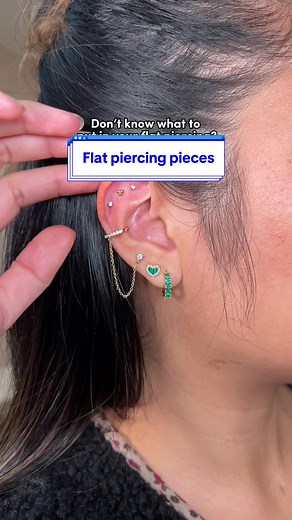 Flat Piercing Ideas for Styling Your Earrings