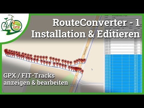 RouteConverter 🗺 Quickly view & edit GPX / FIT ☝️ Tips for installation & setup 🏁