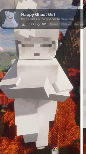 Minecraft: Better Chests + Happy Ghast Girl & Sugarcane 🌿🔥#minecraft #resourcepack #shorts