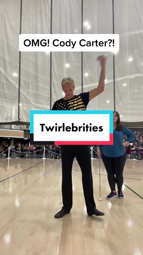Twirlebrities at Nationals: Baton Twirling with Bounce Tricks
