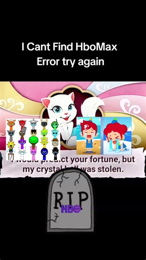 i can't find HBO max error try again