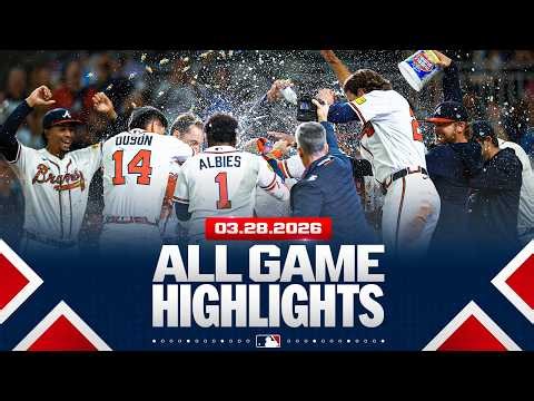 Highlights from ALL GAMES on 3/28! (FIVE walk-off wins, Dodgers & Yankees sweep, and MORE!)